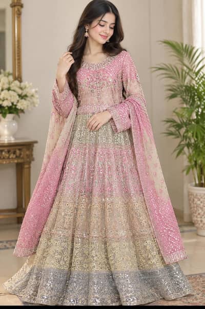 formal gorgeous fancy party wear maxi