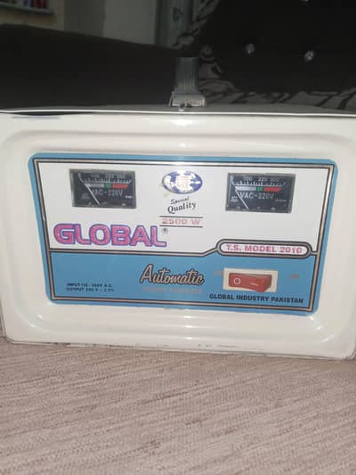 Global Automatic Voltage Stabilizer 2500W – TS Model 2010 | 220V