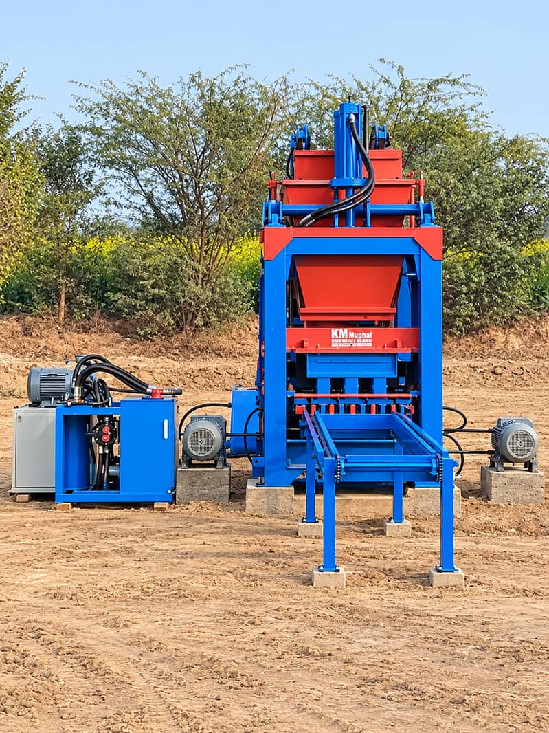 Automatic & Semi Automatic Hydraulic Press Paver block Machine 4