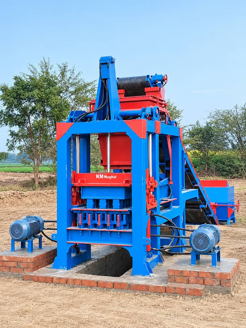Automatic & Semi Automatic Hydraulic Press Paver block Machine 5