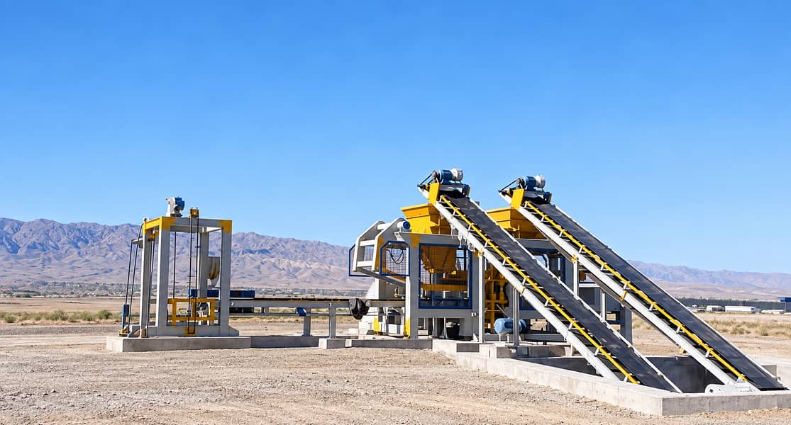 Automatic & Semi Automatic Hydraulic Press Paver block Machine 17