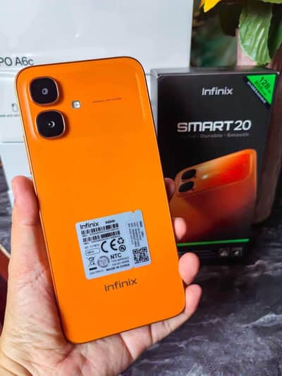 Infinix smart 20.8/128 GB pta approved box pack