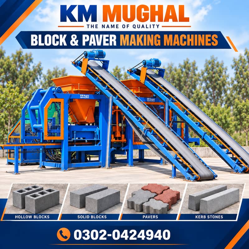fully automatic block making machine | automatic tuff tile machine 0