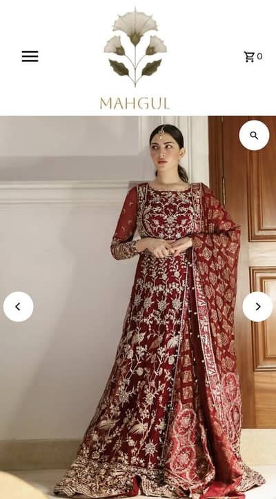 Deep red long maxi