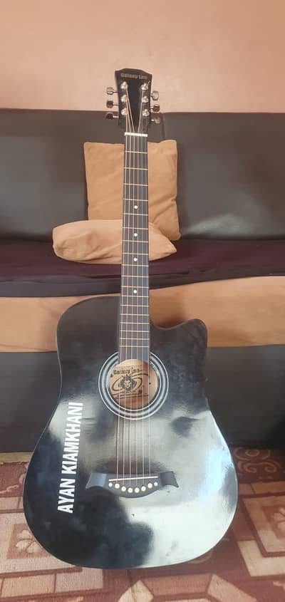 galaxy leo guitar new condition with parts and bag