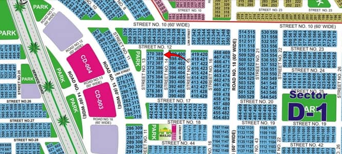 10 Marla Corner Plot with Extra Land for Sale DHA Sector D