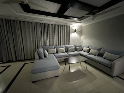 L Shape Sofa Set with cushions Molty Foam