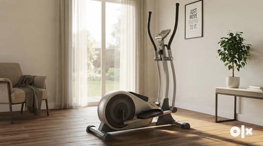 Elliptical cross trainer magnetic spin bike exercise cycle machine gym