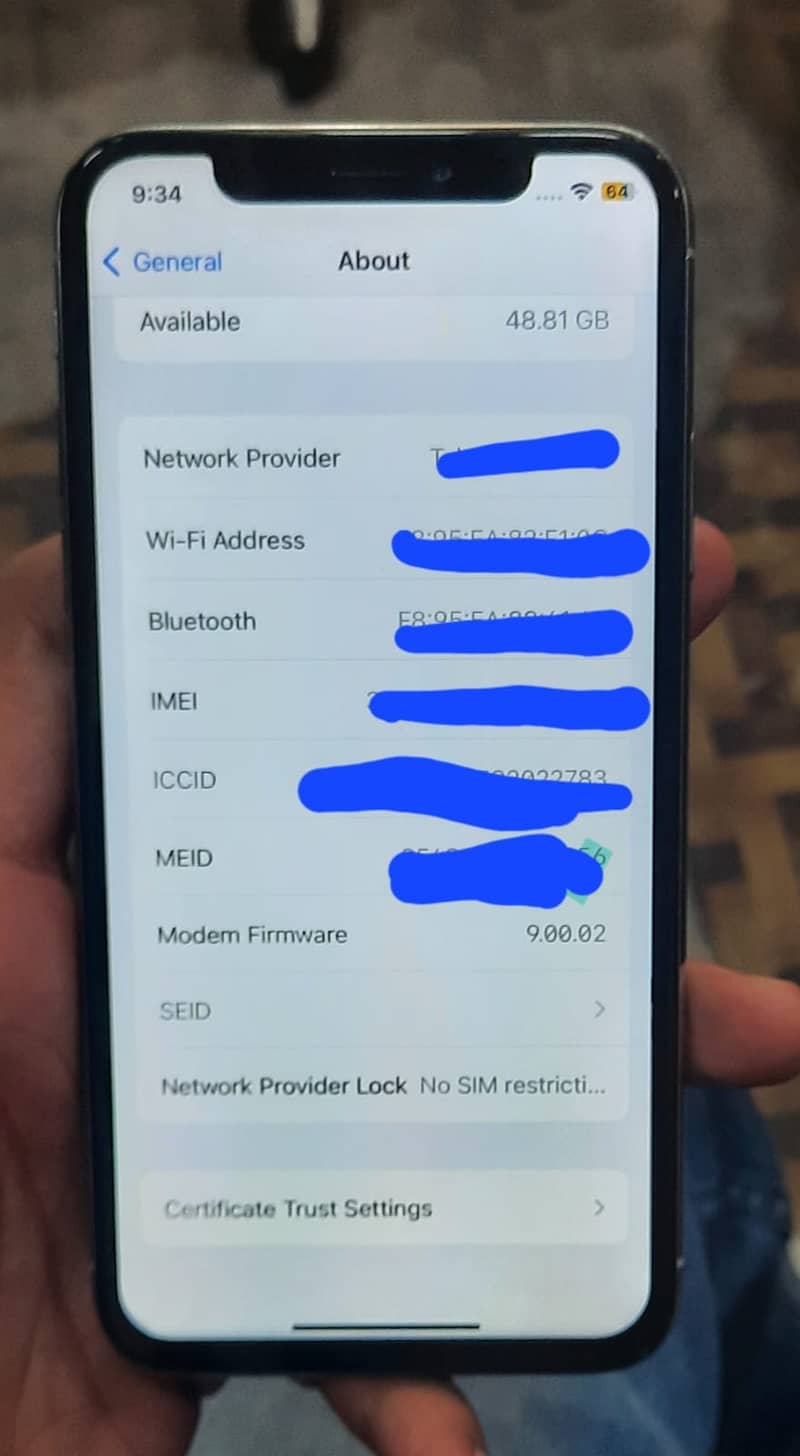 Apple iPhone X 7