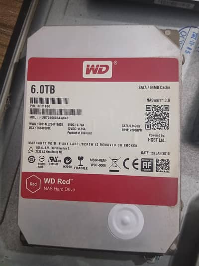 Hard Drive 6TB