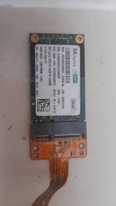NVME Card 256 gb in mint condition