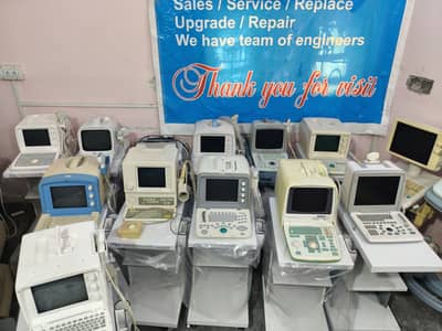 New/used Chinese / Refurb Japanese grayscale & color doppler machines