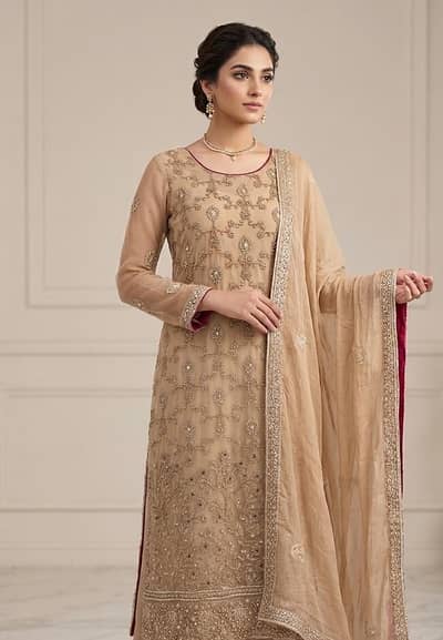 valima dress in good quality selling after 1 time used