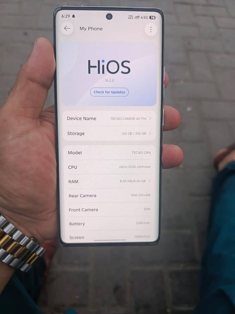 Tecno CAMON 40 Pro 5