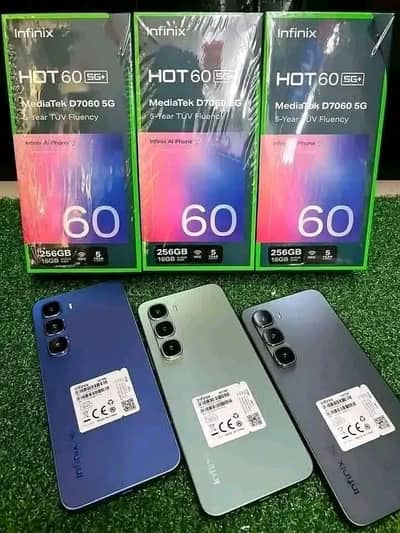 Infinix hot 60 pro plus 16/256 GB box pack installment available