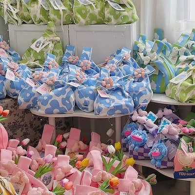 Korean Knitted Bags For Weddings and Parties