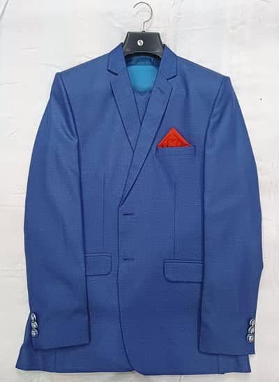 Royal Blue Three-Piece Suit for Sale