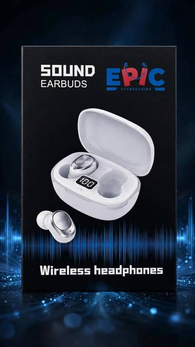 Air Buds Wireless Earphones with LED Display