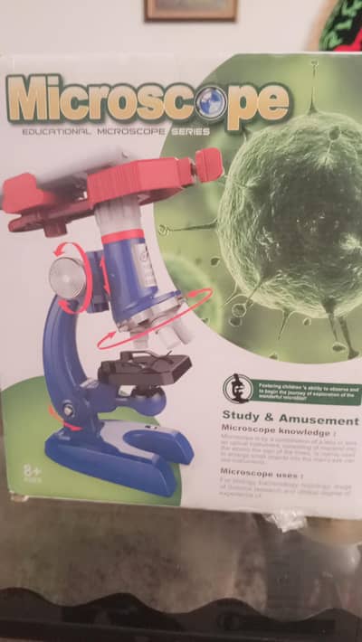 Educational Microscope 100x–1200x with Mobile Holder
