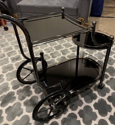Moving out Sale - trolley, cabinet, carpets, rugs, decorations