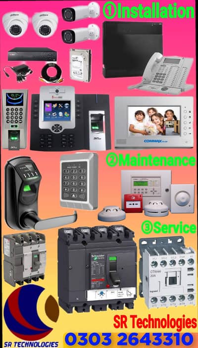 CCTV Installation,  Repairing and Maintenance Services