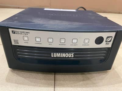 Luminous Eco Watt Neo 900VA / 12V Inverter - Good Conditon