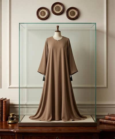 Elegant Brown Abaya – New & Stylish Design