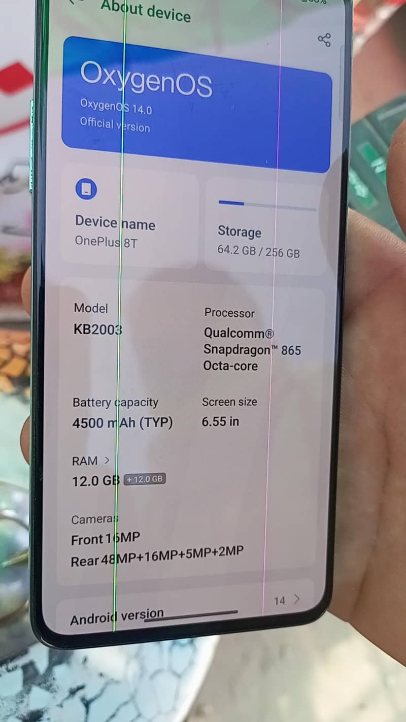 One Plus 8t 0