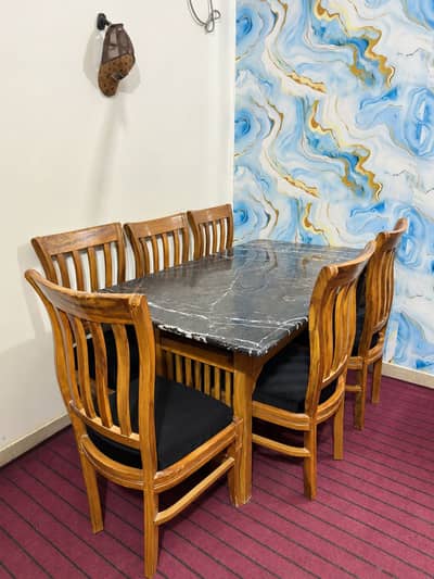 Marble Dining Table 6 ( person )