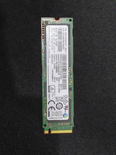 256 GB SSD card Pulled Out Fresh Condition