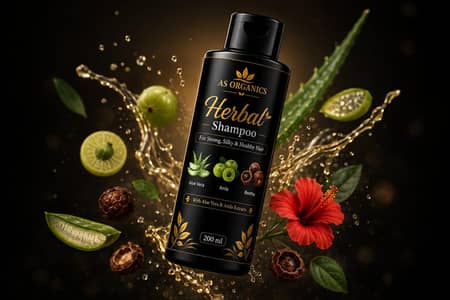 AS ORGANICS HERBAL SHAMPOO