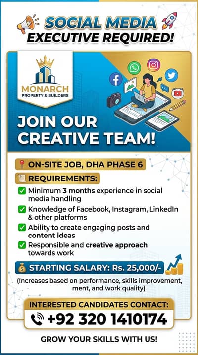 Social Media Executive Required