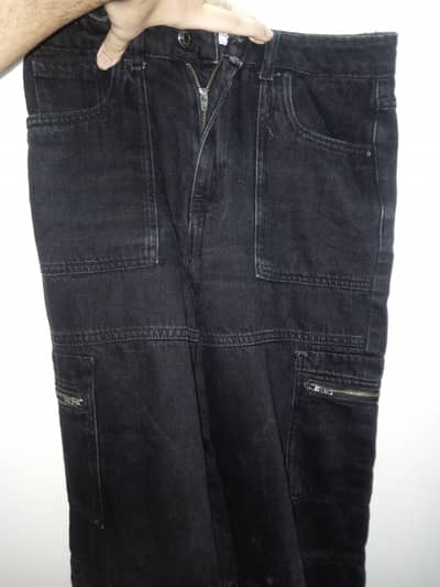 Black Denim Baggy Jeans
