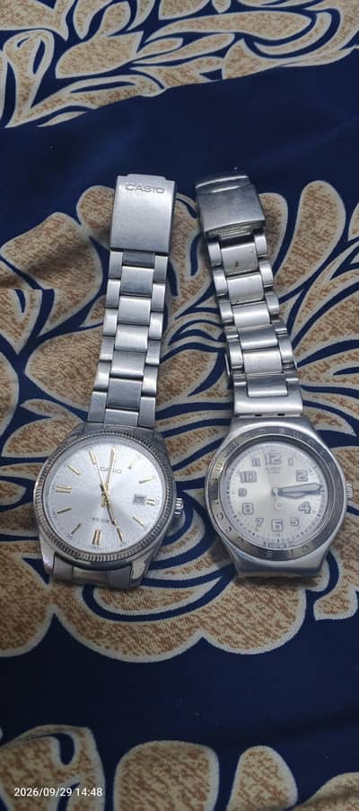 Old is gold Casio ur swatch watch ⌚ dono original imported watch he