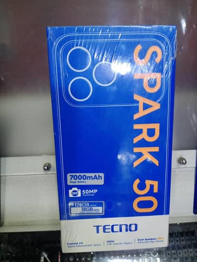 Tecno spark 50 just box opan