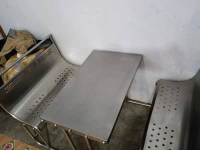 steel table