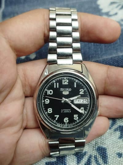 automatic original seiko 5 21 jewels in excellent  all perfect working