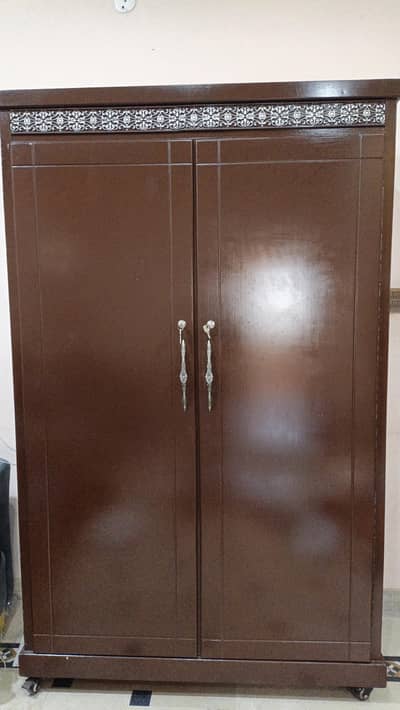 wooden wardrobe