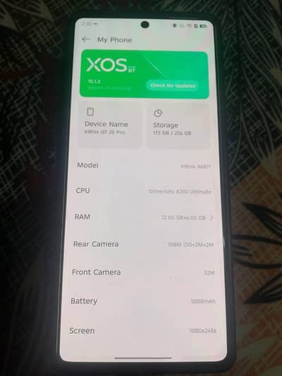 Infinix GT 20 Pro