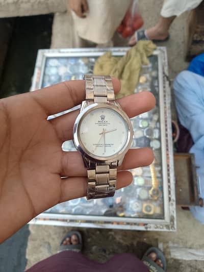 Luxury Men’s Stainless Steel Watch