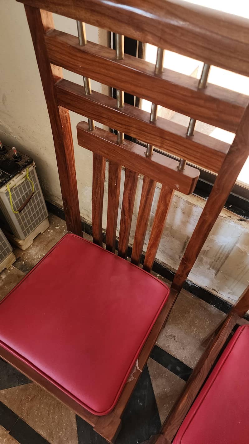 solid wooden table 9