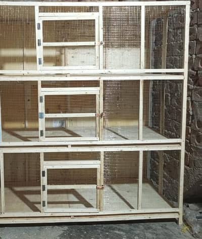 wooden cage