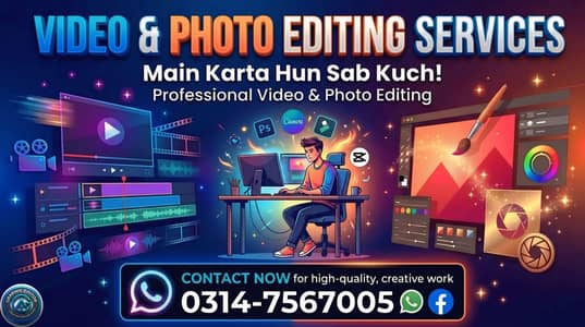 VIDEO & PHOTO EDITING SERVICES