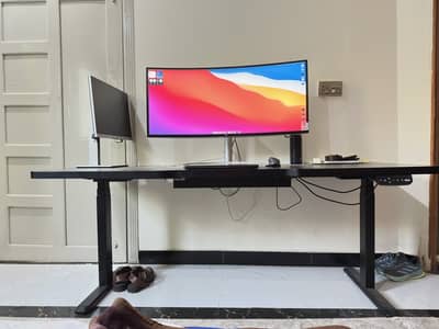 MXG Dual Motor SIT Stand Smart Desk With APP Control + Cable Tray