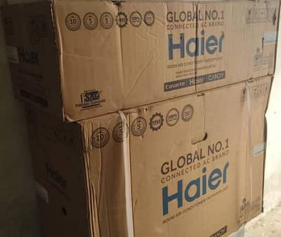 Haier 1.5 Ton Inverter AC Box Pack