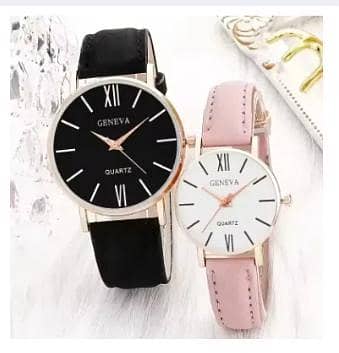 2pcs Minimalist Couple Quartz Watch Fancy Women Watches Jewelry Sophisticated And Stylish Women Wristwatches R3978