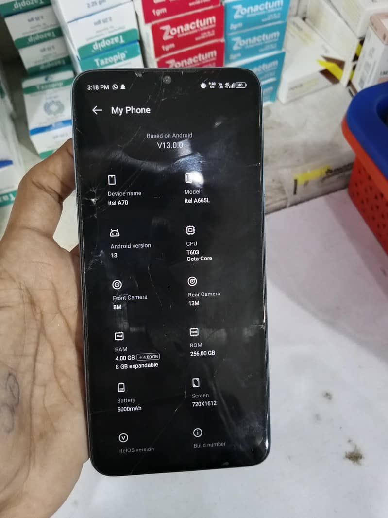 Itel A70 8