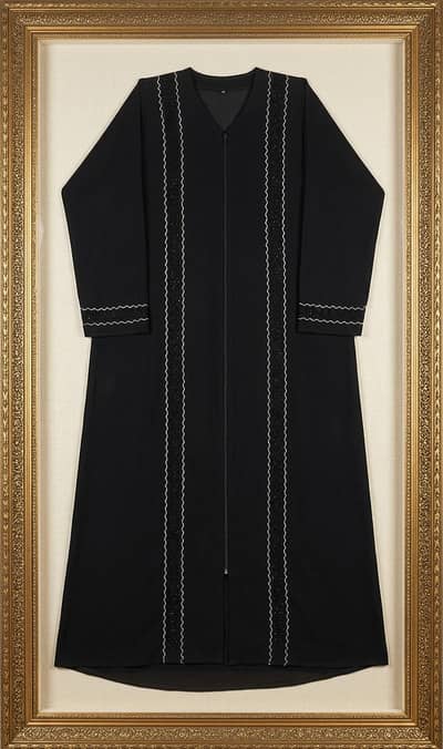 Elegant Black Abaya – New & Stylish Design