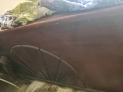 Wooden King Bed,Neat & Clean,Good condition,