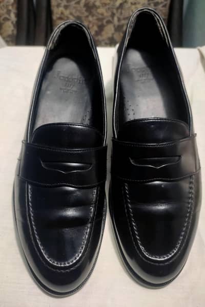 Josepht Black Loffer Leather Shose Euro 43/9